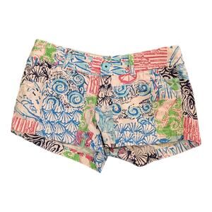 Lilly Pulitzer Osterville Patch Walsh Short - Womens Size 0 - Preowned